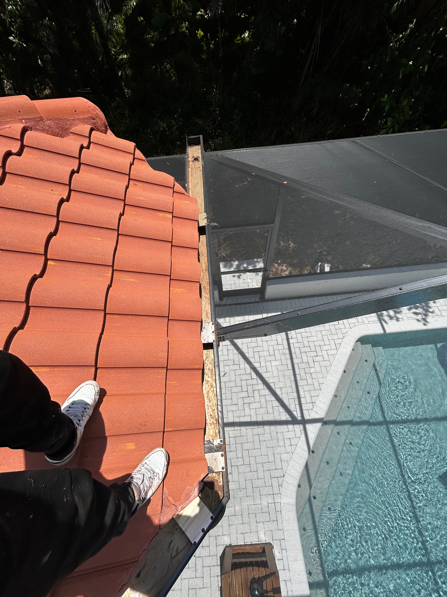 Gutter Cleaning Before & After after cleaning